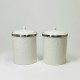 Saint-Cloud - Pair of ointment jars - Eighteenth century
