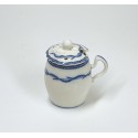 Arras soft porcelain mustard pot - Eighteenth century