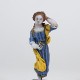 Spun glass from Nevers representing a holy woman - Eighteenth century