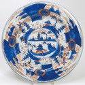 China - Large dish with Imari decoration - Kangxi period - SOLD