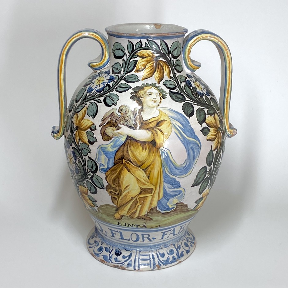 Castelli - Important vase d'apothicairerie - 1660-1690 - VENDU