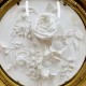Niderviller biscuit medallion representing a bouquet of flowers - Dated 1819