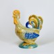 Pesaro (Italy) - Terrine in trompe l'oeil in polychrome earthenware depicting a rooster - Around 1800