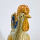Pesaro (Italy) - Terrine in trompe l'oeil in polychrome earthenware depicting a rooster - Around 1800