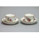 Sèvres - Pair of cups Bouillard - Eighteenth Century