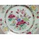 Chine - Assiette en porcelaine de la famille rose - Epoque Qianlong (1736-1796)