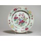 China - porcelain plate of the rose family - Eighteenth Century