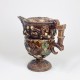 Saintonge - Glazed earthenware ewer - Around 1600