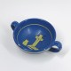 Earthenware bowl with blue background - Sixteenth - Seventeenth century