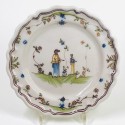 Moncaut earthenware dish - Eighteenth century - SOLD