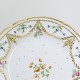 Bordeaux - Plate decorated with strawberries - Eighteenth century