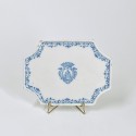 Montpellier earthenware snuffer tray - Eighteenth century