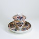 Covered cup in Japanese porcelain mounted in silver - Eighteenth century