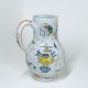 Rouen - Pitcher with so-called “sample” decoration - Eighteenth century