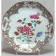 China - hollow dish octagonal rose family - Qianlong