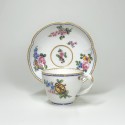 Vincennes - Sèvres - Cup and saucer called "Hébert" goblet - Eighteenth century - Circa 1755 - SOLD