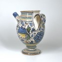 Chevrette en majolique de Lyon à décor de rosaces - XVIe siècle - VENDU