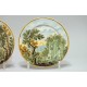 Castelli - Pair of small plates - Eighteenth Century