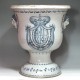 Nevers - Medici garden vase of arms of Dukes of Nevers - Eighteenth century