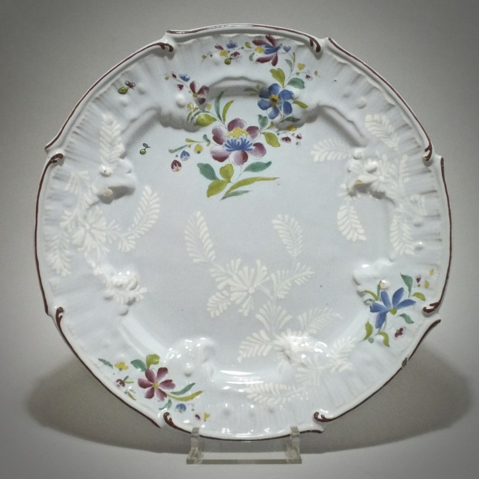 Saint-Amand-les-Eaux - Dish flower of India - Eighteenth Century
