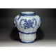Nevers - earthenware vase decoration "wicker" - seventeenth century