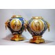 Venice - Pair of vases majolica - sixteenth Century