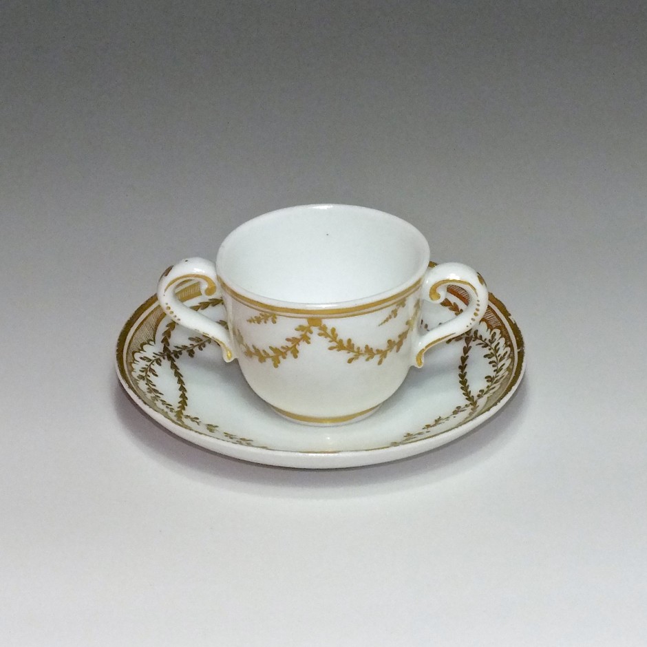 Vincennes (Seguin) - Hard porcelain - toilet Cup - Eighteenth Century