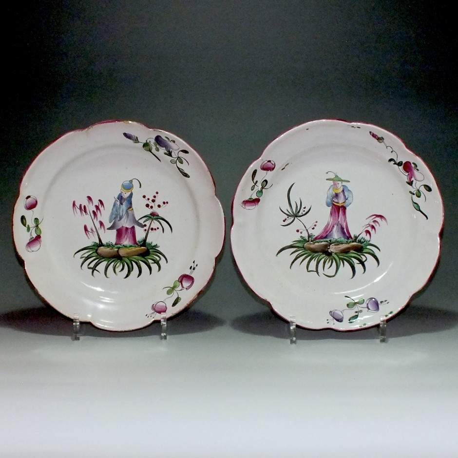 Aprey - Pair of  plates - 18th century - SOLD