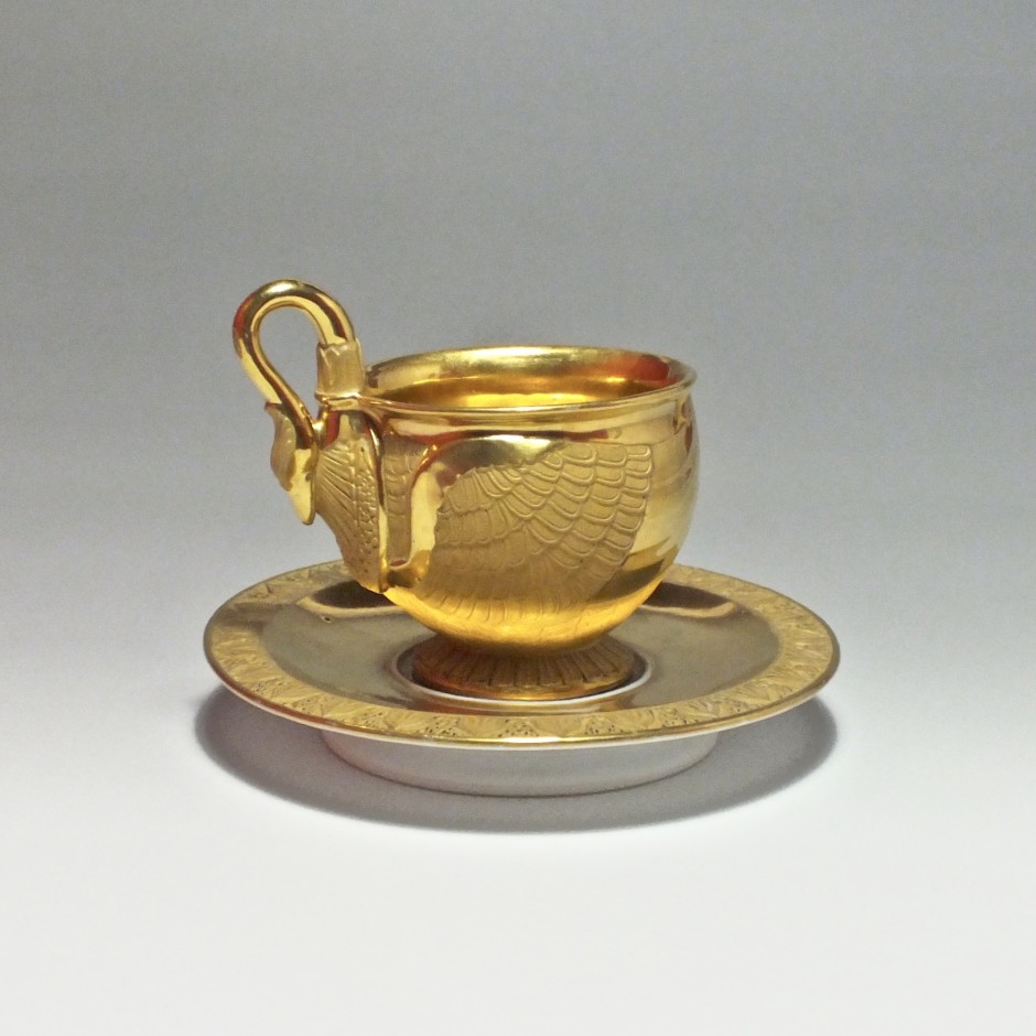 Paris - cup shaped swan - Period Empire - SOLD