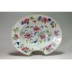 COMPANY OF INDIA - Shaving plate - pink Family - Time(Period) QIANLONG ( 1736-1795 )