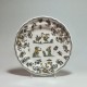 Moustiers - Paire d'assiettes à décor de grotesques - XVIIIe siècle