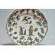 Moustiers - Pair of plates decorated with grotesque - eighteenth century