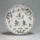 Moustiers - Beautiful plate decorated with grotesque - eighteenth century