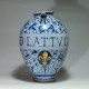 Rome - Large chevrette with "Berettino" decoration - seventeenth century