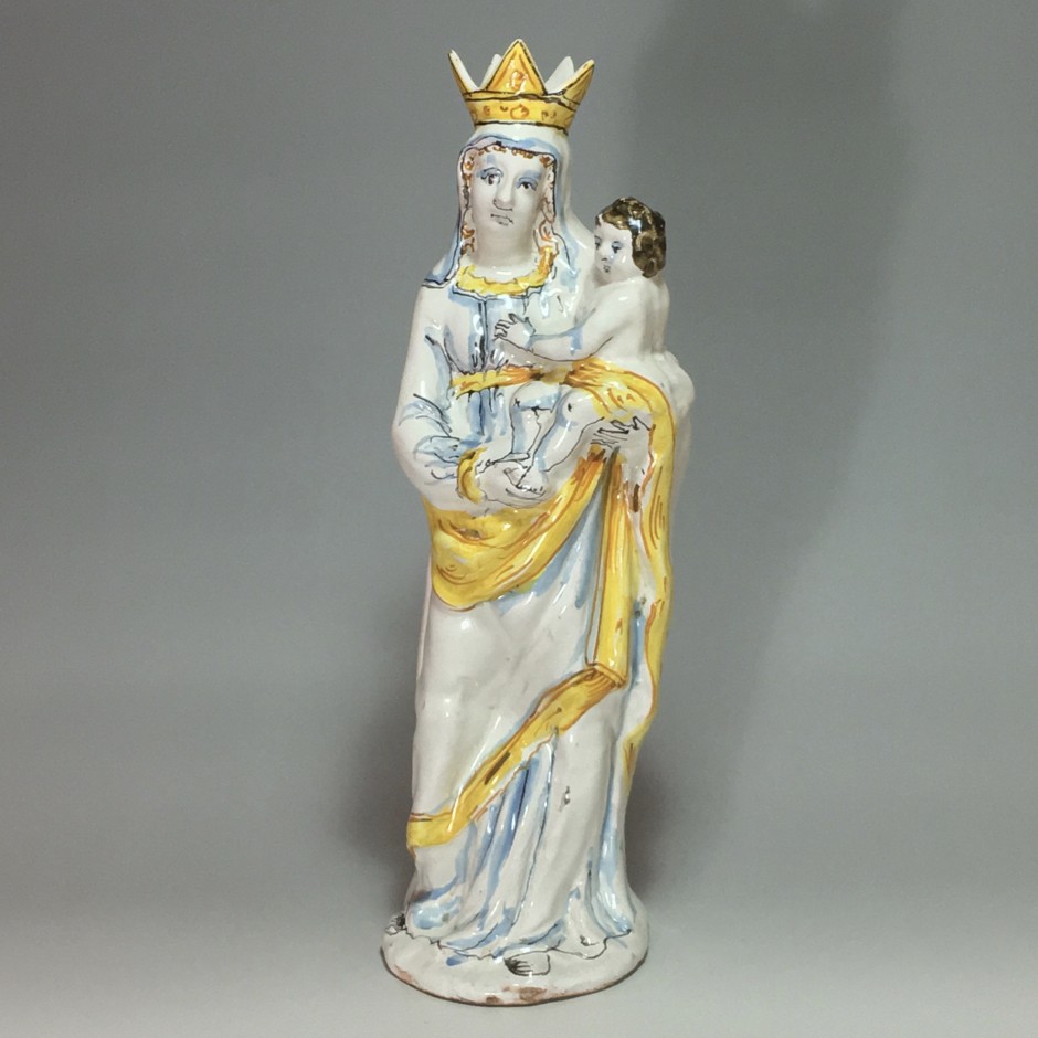 NEVERS - Vierge couronnée - XVIIe siècle - VENDU