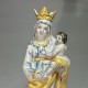 NEVERS - Vierge couronnée tenant l’Enfant Jésus, décor à compendiario - XVIIe siècle.