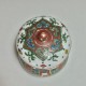 China - Covered pot wucai decoration - silver mounted - Kangxi period (1772-1722)