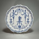 Moustiers - Bérain decoration dish - 18th century - SOLD