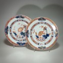 China - Plates with butterflies - eighteenth century - SOLD