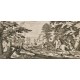 MEISSEN - Rare tasse à décor hausmaler en grisaille d'une scène de chasse - XVIIIe siècle - Vers 1730