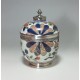 Japan - Imari covered pot - Silver mount - Paris 17717 - 1722