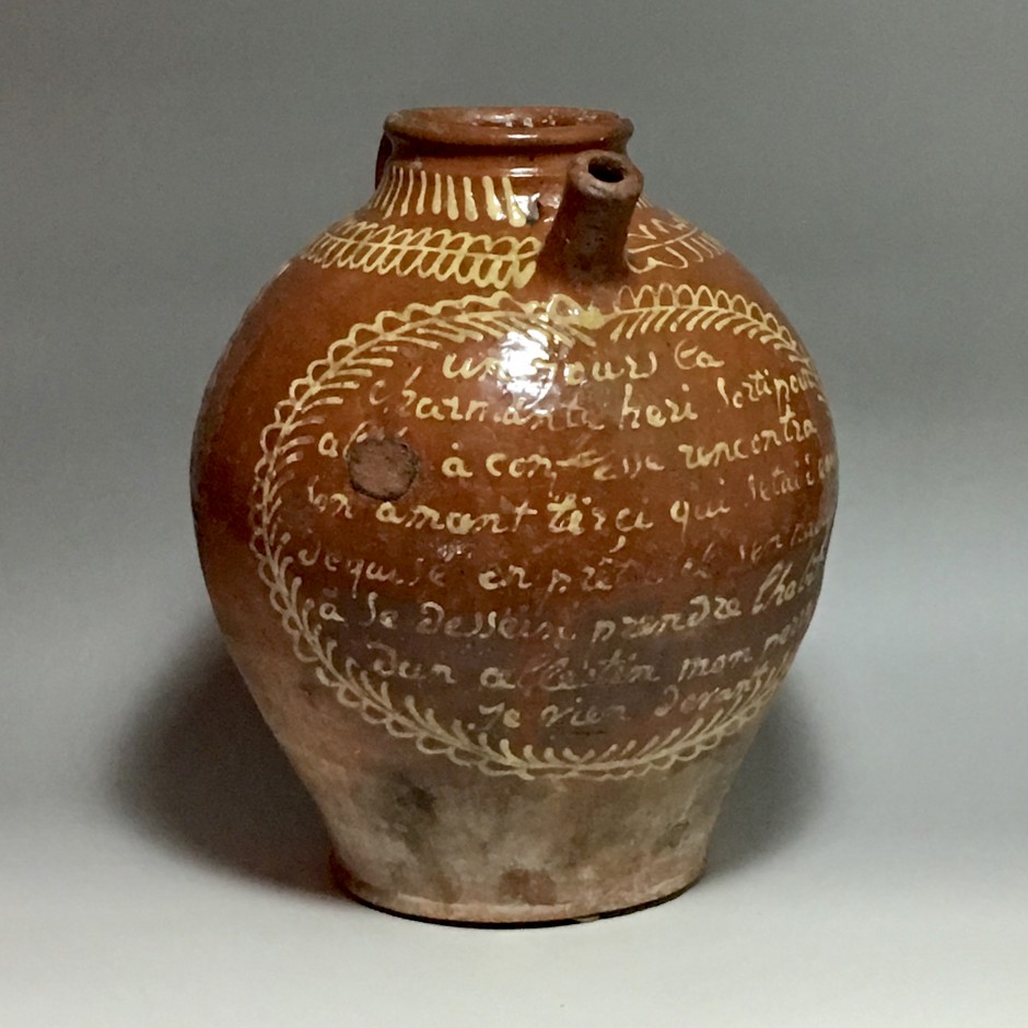 Saone Valley - Great kid glazed earthenware - eighteenth century