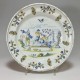 Marseille (attributed to the Leroy factory) - Rare plate Chinese - eighteenth century