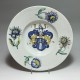 WINTERTHUR (Switzerland) Large dish with coat of arms - Dated 1678