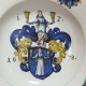 WINTERTHUR (Switzerland) Large dish with coat of arms - Dated 1678