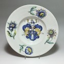 WINTERTHUR (Switzerland) Large dish with coat of arms - Dated 1678 - sold