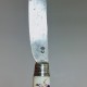 Saint-cloud - Deux couteaux à décor polychrome - XVIIIe siècle