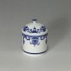 Pot for makeup in soft porcelain of Mennecy - eighteenth century