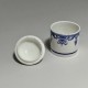 Pot à fard en porcelaine tendre de Mennecy - XVIIIe siècle