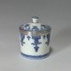 Pot for makeup in soft porcelain of Saint-Cloud - early eighteenth century